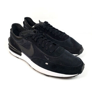 Nike Waffle One Mens Size 13 Black White Athletic Sneaker Shoes DA7995-001